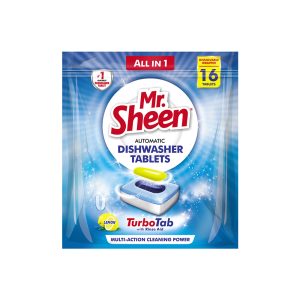 Automatic Dishwasher Detergent Tablets (16 Tablets) Lemon