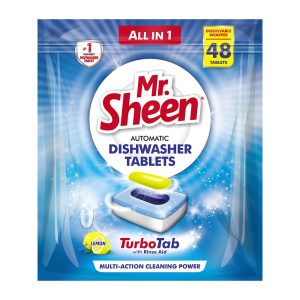Automatic Dishwasher Detergent Tablets (48 Tablets) Lemon