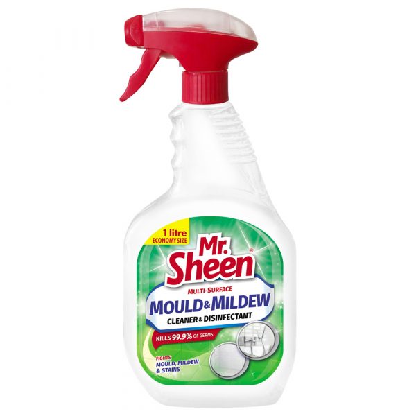 Mr. Sheen Mildew Cleaner - Limpador e desinfectante multi-superfícies para bolores e mofo