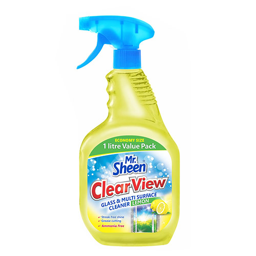 ClearView Glass & Multi Surface Cleaner – Lemon – 1 L
