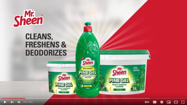 Mr. Sheen Pine Gel Video