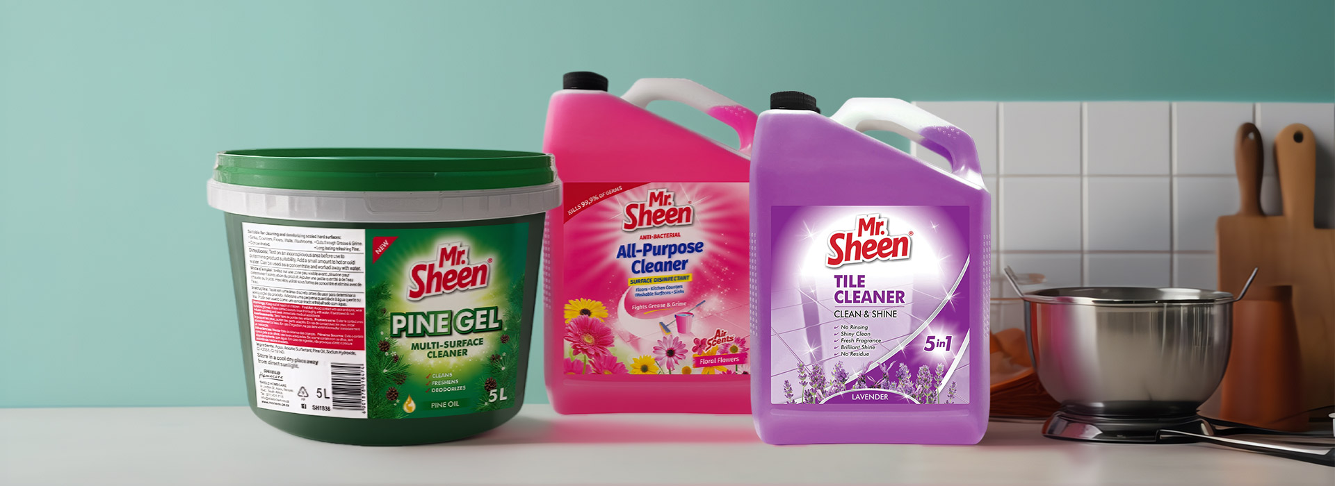 Mr Sheen 5L Bulk Cleaning Products