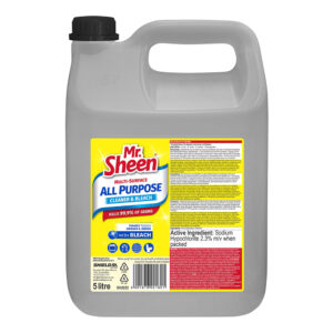 Mr Sheen All Purpose Cleaner & Bleach 5L